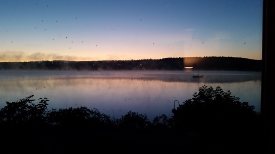 early morn lake